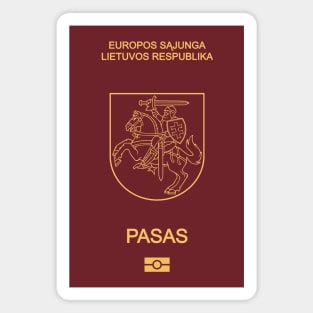 Lithuania passport Magnet